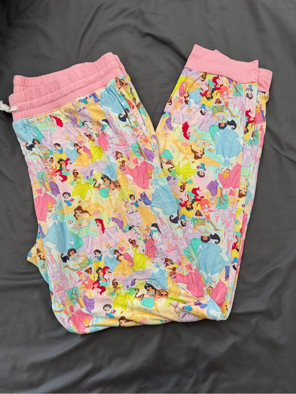 Bamboo Bliss Disney Princess Women’s Joggers Size XL GUC/VGUC